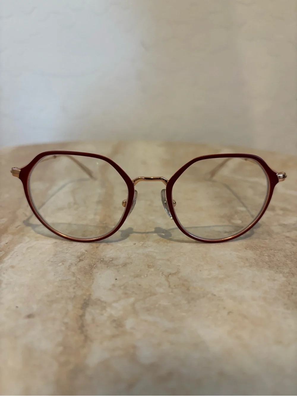 Ray-Ban RB1058 round metal frame eyeglasses